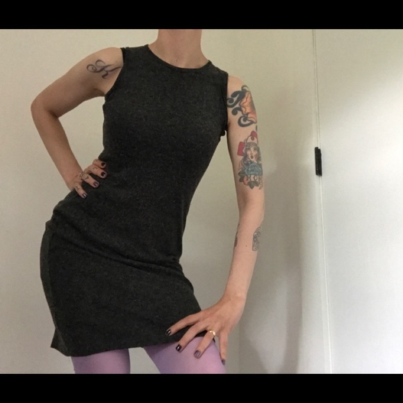 Jaloux/zalu Charcoal Grey Tank Dress - Picture 6 of 13